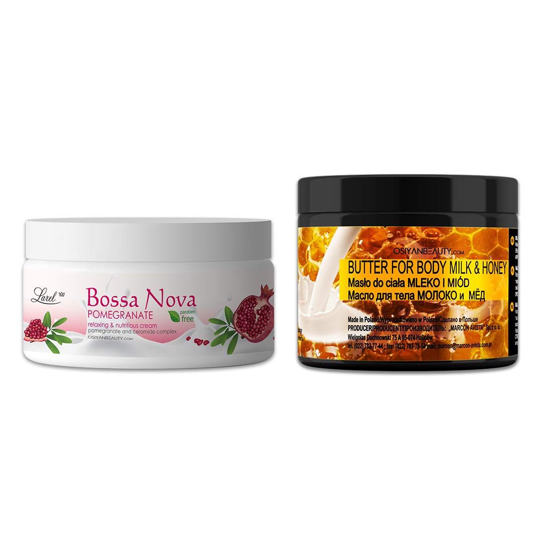 Larel Face Cream & Body Butter Combo ( Pomegranate & Milk and Honey)
