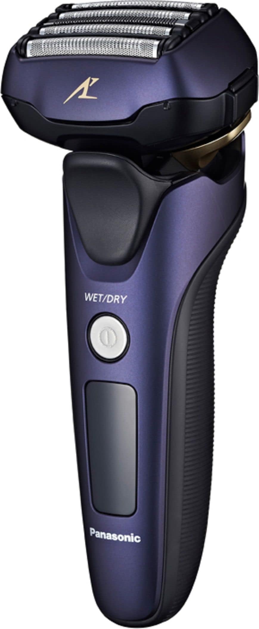 ES-LV67 5-Blade Wet & Dry Electric Shaver For Men, Rechargeable, Responsive Beard Sensor, Multi-Flex 16D Head (Navy and Black) (UK 2 pin Bathroom Plug) - 17 x 7.5 x 6 cm