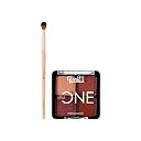 Glam21 Little One 4-in-1 Eyeshadow Palette,Portrait Mode - 3.5gm & Eyeshadow Brush |Pigmented, Blendable Mattes & Shimmers |Soft, Durable Brush for Flawless, Long-Lasting Eye Makeup |Combo Pack Of 2 gallery image