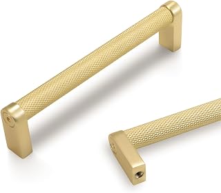 10 Pack 5 Inch Brushed Brass Kitchen Cabinet Handles