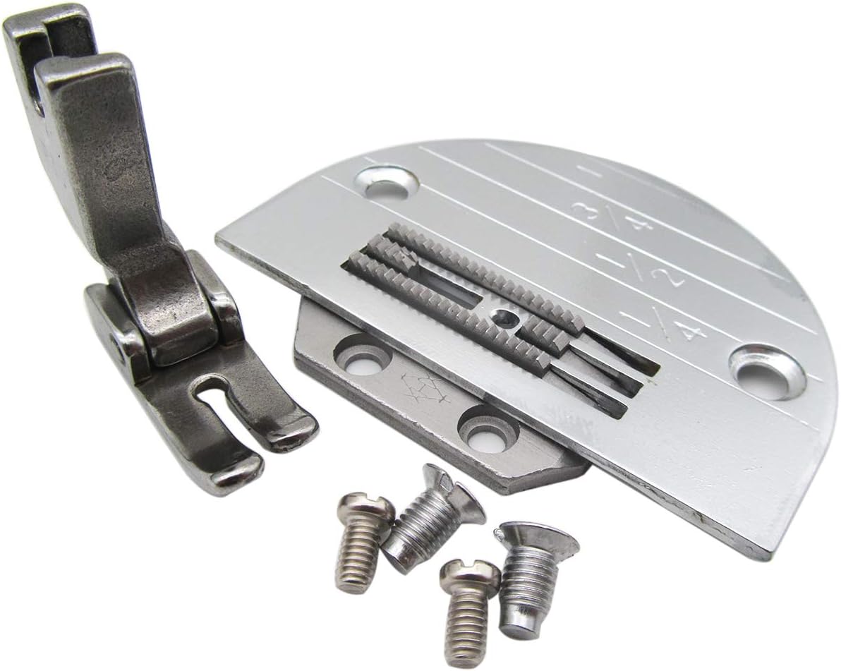 ckpsms Brand - #24983+149057+147150LGW 1SET NEELDE Plate, Foot, Feed Dog and Screws FIT for JUKI Brother Single Needle Sewing