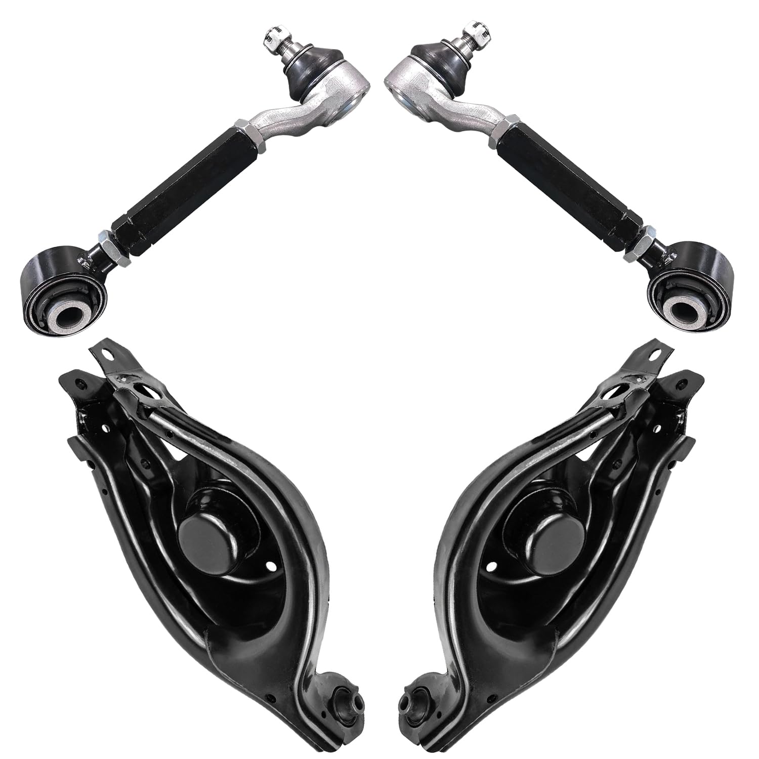 Detroit Axle - 4pc Rear Suspension Kit for Acura 2008-2013 MDX 2009-2015