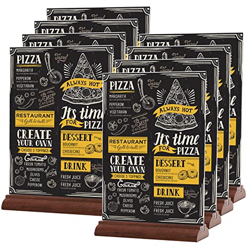 Srvnpioy 8 Pezzi Espositore A4 in Plexiglass da