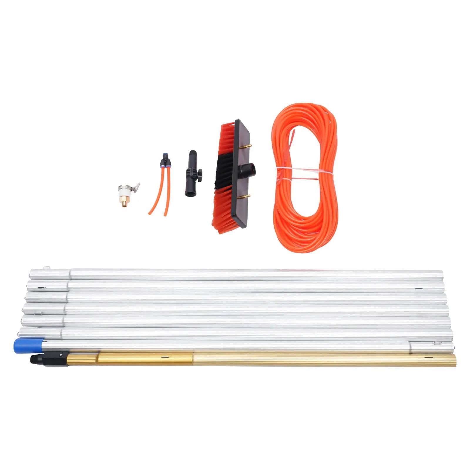 Kit Cepillo 8m Alimentado por Agua para Ventanas Exteriores Altura