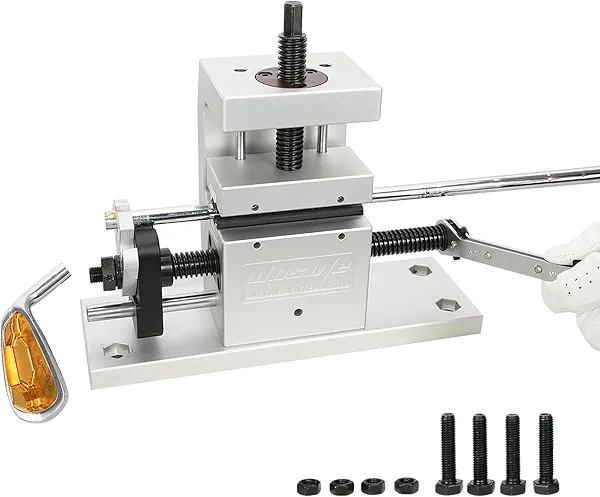 Golf Club Grip Kit Shaft Ferrules Head Removal Machine Works Shaft Puller Fitting Workshop Separator Repair Tools for All Club Shafts and Driver Iron Wedge Putter Heads Simple to Operate Golfer
