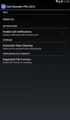 Call Recorder PRO 2019 – vue 2