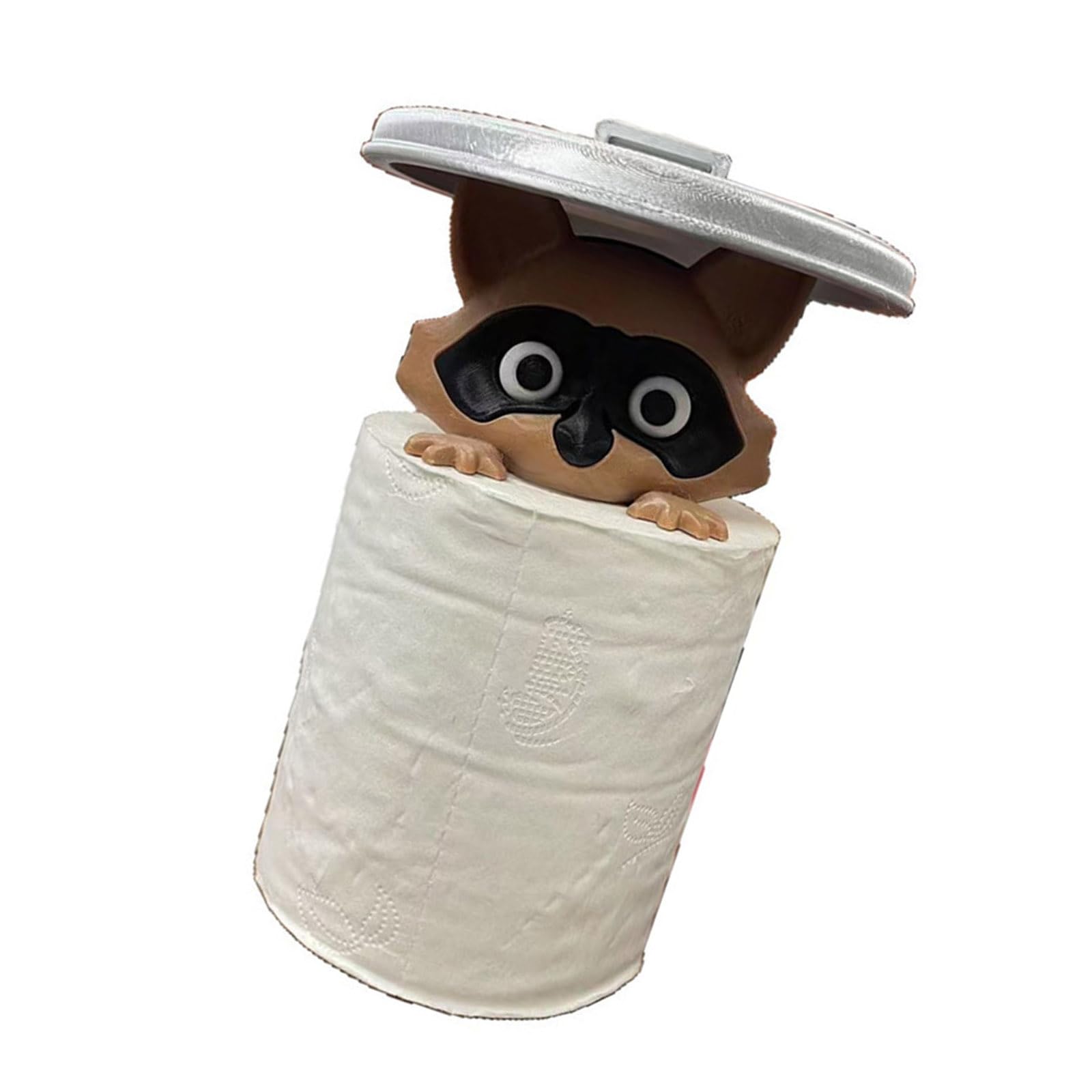 KAQNTUD Whimsical Raccoon Bathroom Accessories Multifunctional Tissue Paper Space Saving Home Decoration Solution Creative Raccoons Home Decorations