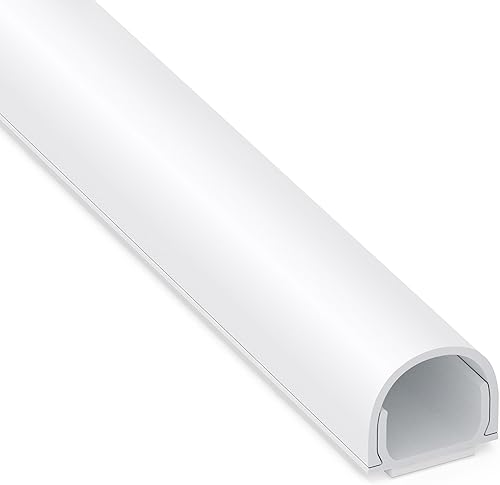 Miniatura 15 de ZhiYo Ocultador de cable de 39 pulgadas (3 piezas de 13 pulgadas de largo cada una), para 1-2 cables, cubiertas de cable autoadhesivas para cables