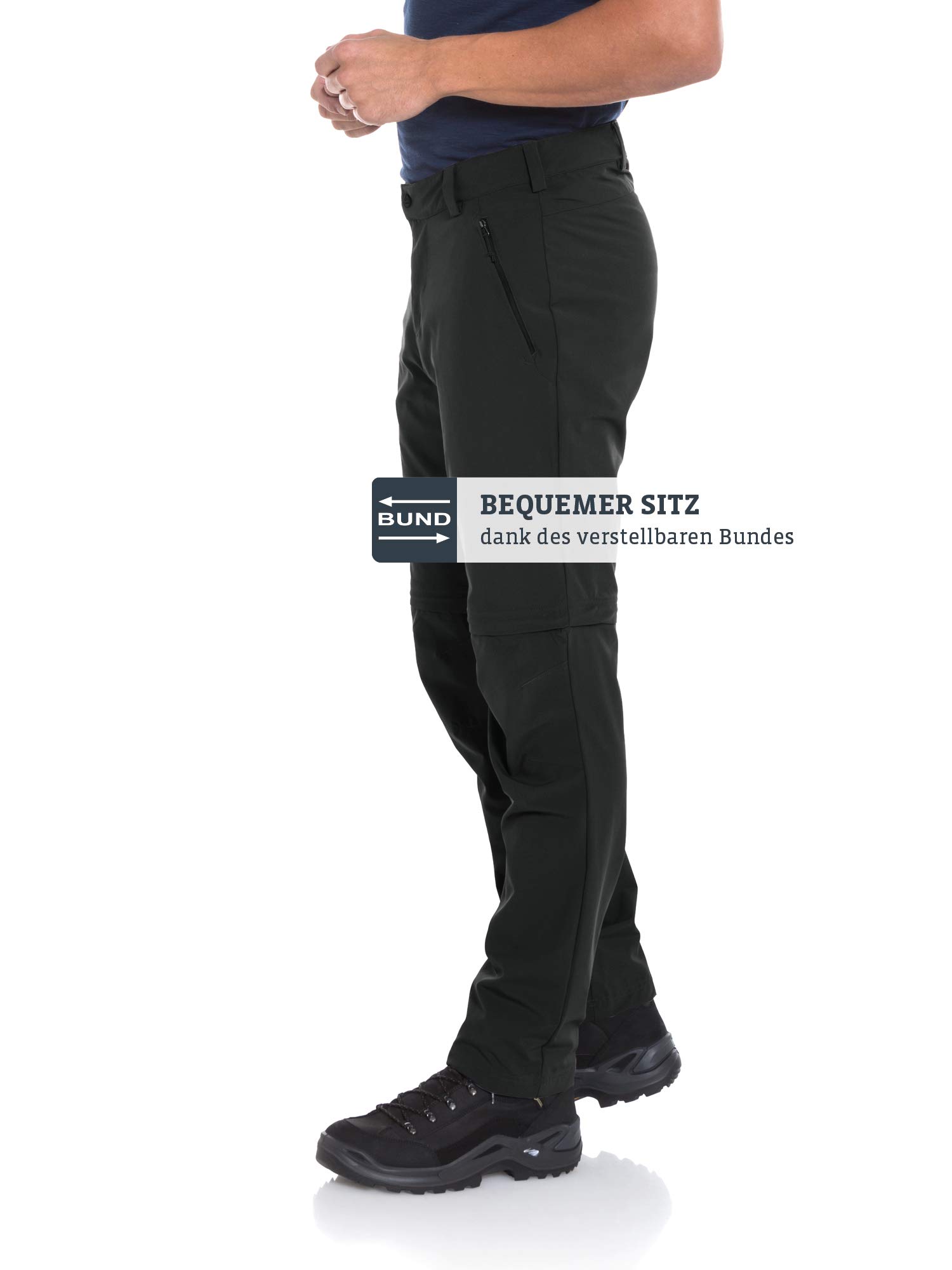 Schöffel Herren Pants Folkstone Zip Off, vielseitige Herren Hose mit Zip-Off Funktion, leichte Wanderhose für den Sommer