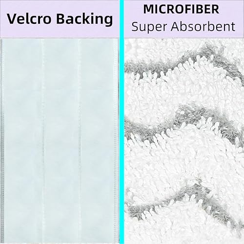 Miniatura 5 de Almohadillas de repuesto mejoradas para mopa con espray para Swiffer PowerMop, almohadillas de repuesto reutilizables para mopa eléctrica,