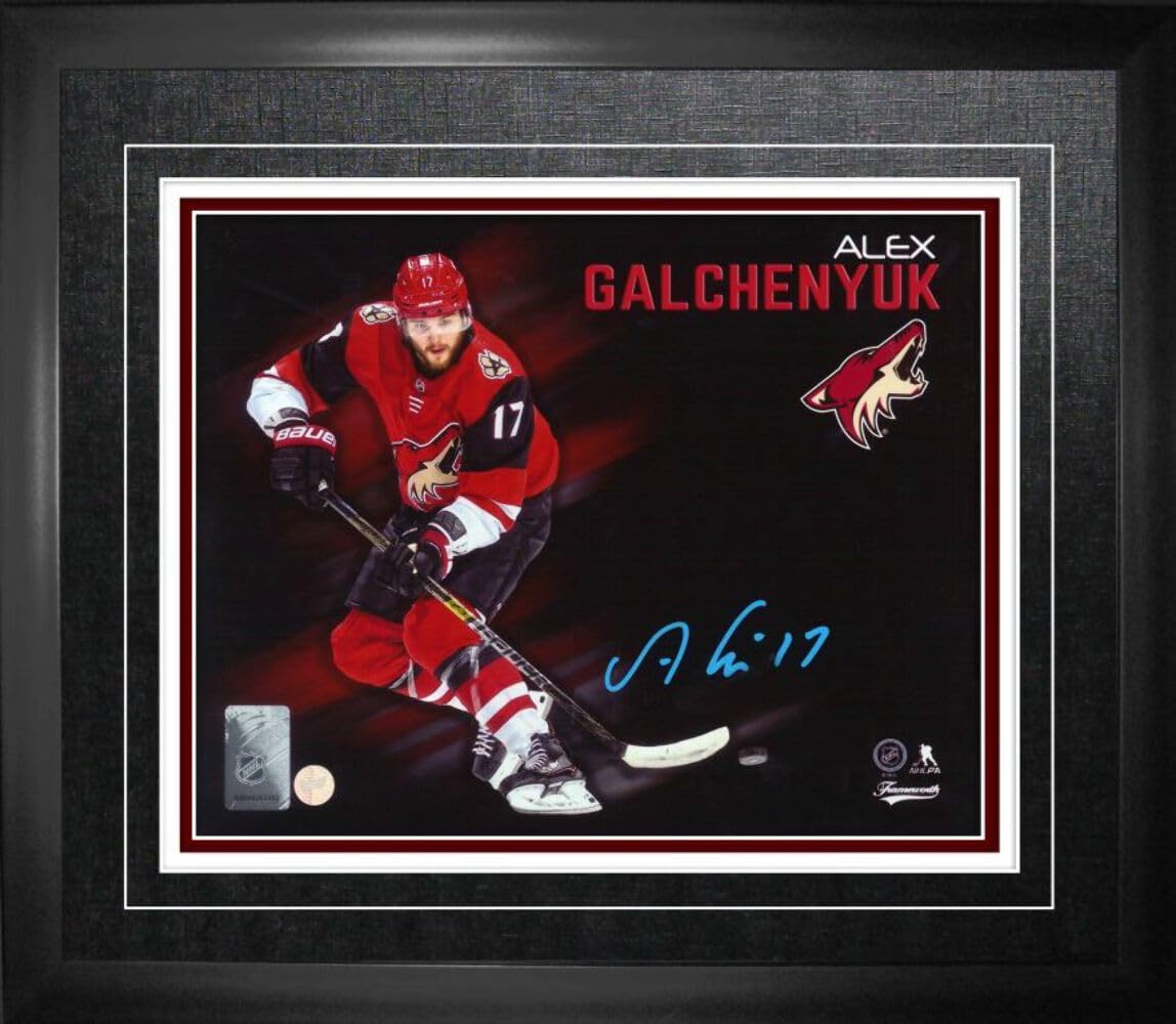 Alex Galchenyuk Signed Framed Coyotes Collage-H, Black, One Size