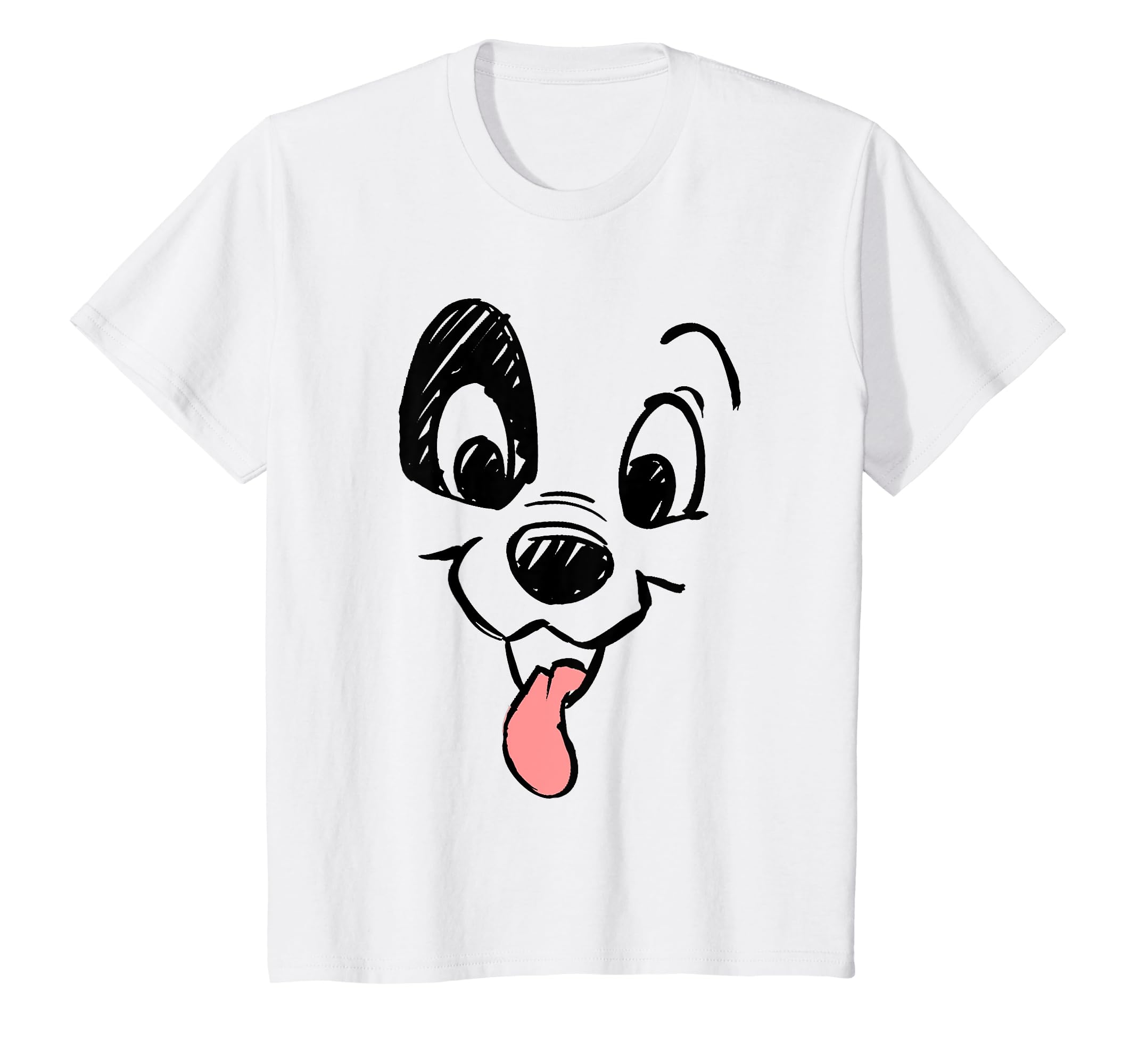 DisneyKids Disney 101 Dalmatians Toddler Dalmatian Big Face Youth T-Shirt