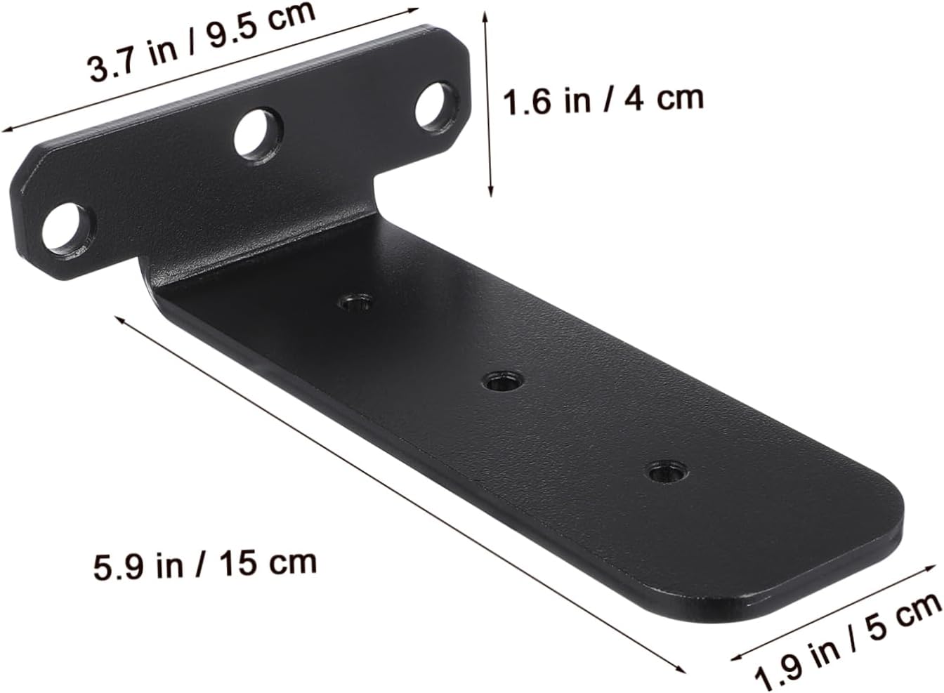 Industrial Shelf Brackets Floating Shelves Brackets Hidden Installation Thickened Metal Strong Load-Bearing Capacity 6 Inch