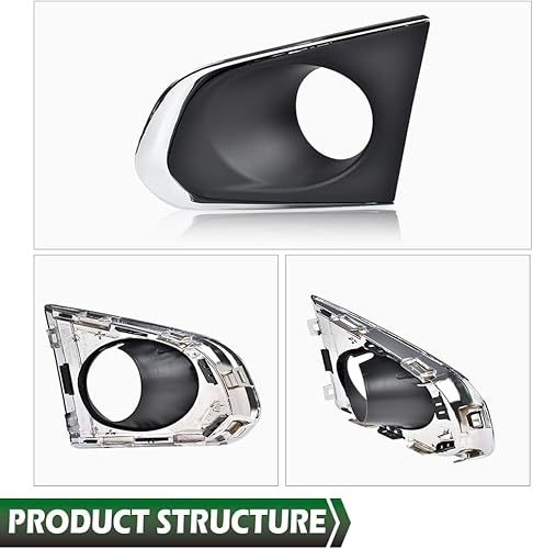 Vista 120 de GRAND ORANGE Luz antiniebla compatible con Chevy Cruze 2016 2017 2018 (no apto para modelos manuales Lt o manuales diesel) proyector de conducción