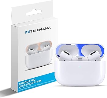 Amazon | 【2枚セット】TALENANA for AirPods Pro ダストカバー 金属製