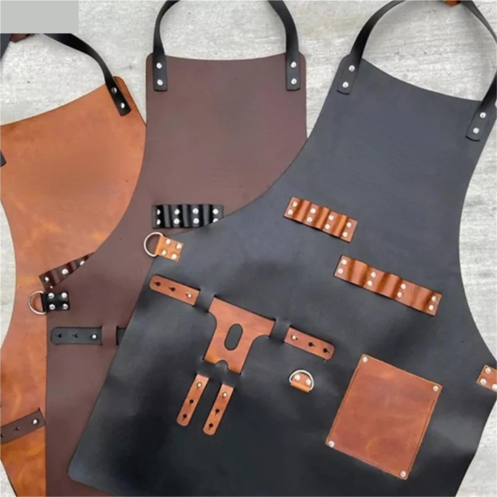 Grembiule da cucina, grembiule esterno, lavoro multifunzionale in pelle PU, prodotti for la casa e, grembiuli for utensili Per Falegnami