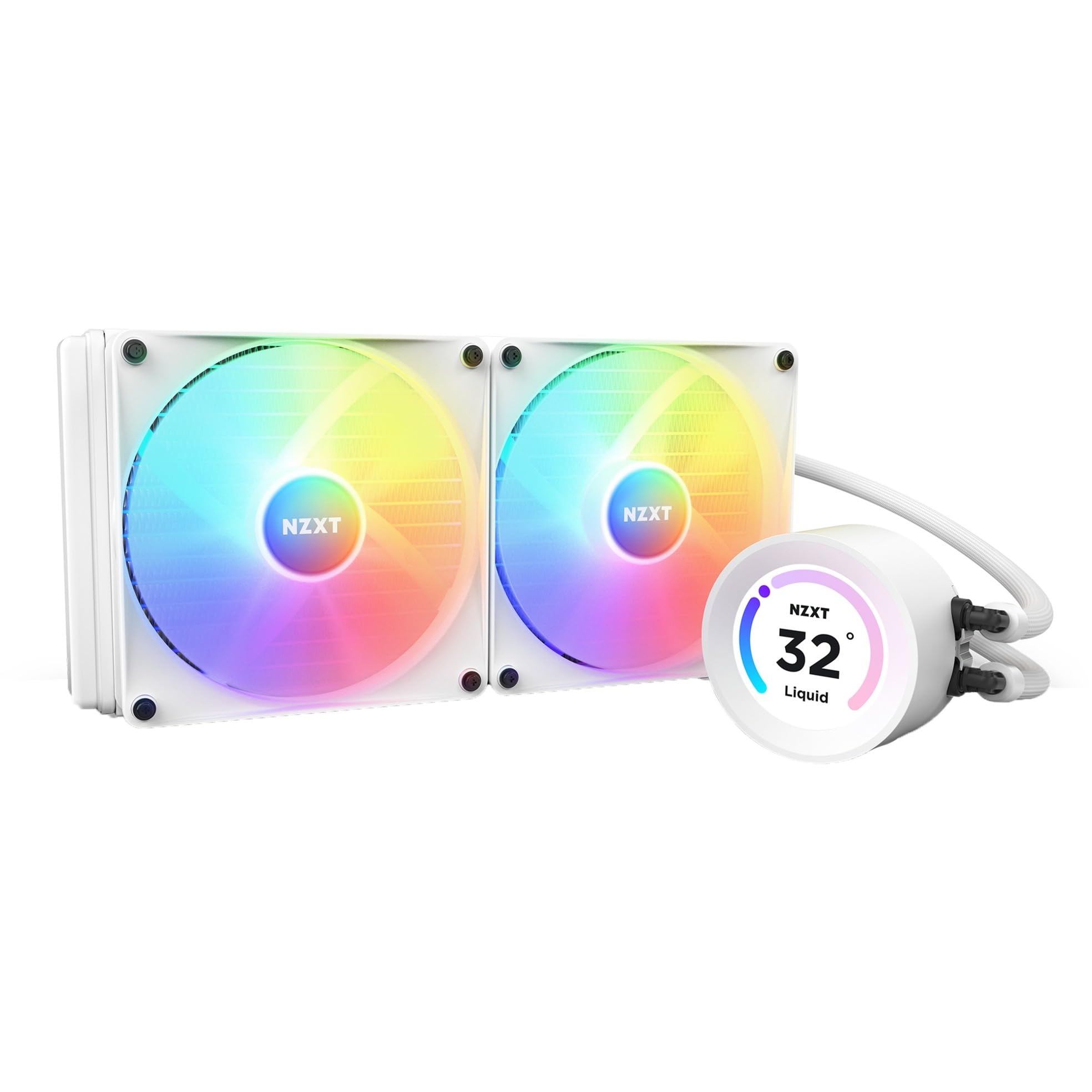 NZXT Kraken Elite 280 RGB ホワイト NZXT Kraken Elite 280 RGB - 280mm AIO CPU Liquid Cooler