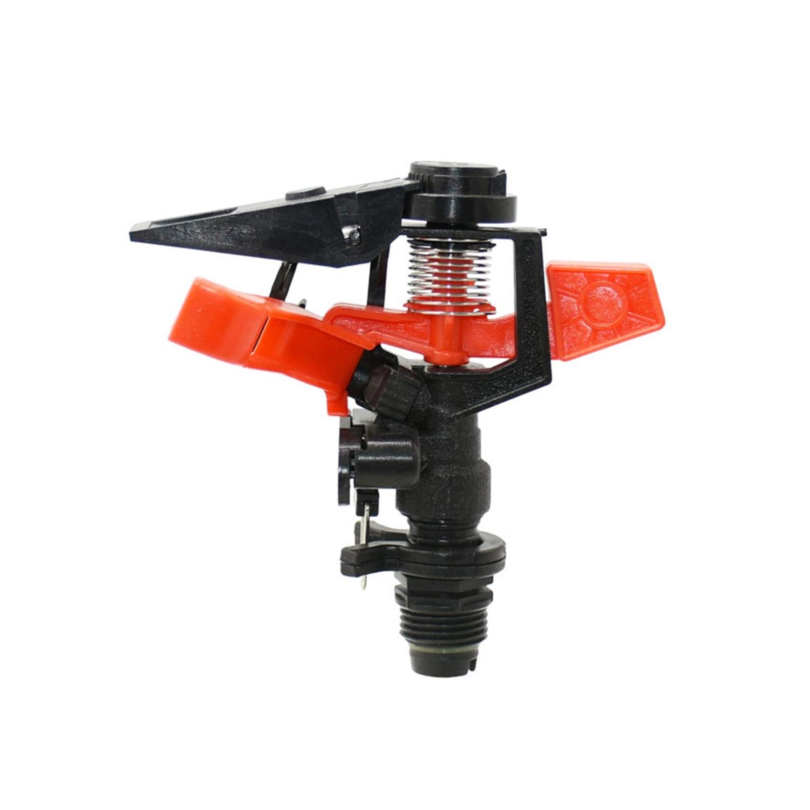 Küchengartenschlauch. Einstellbare Male 1/2" Garten-Rasen-Sprenger 3/4" Rotary Sprinkler Rocker Sprinkler Gartengewächshaus Bewässerung 10PCS (Color : 1I2 male)