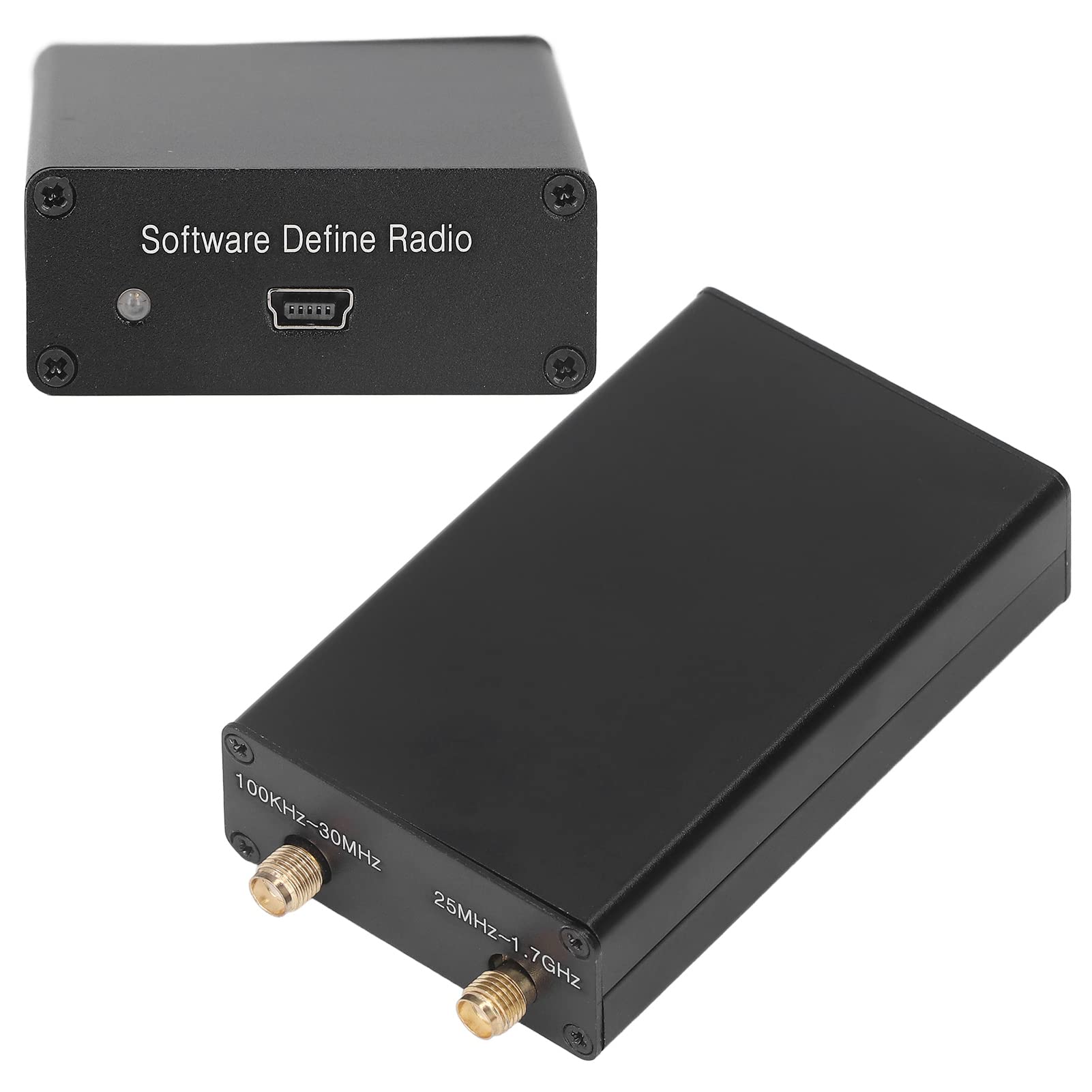 100KHz?1.7GHz Full Band Radio Receiver AM FM CW DSB LSB USB Receiver Kit with Antenna