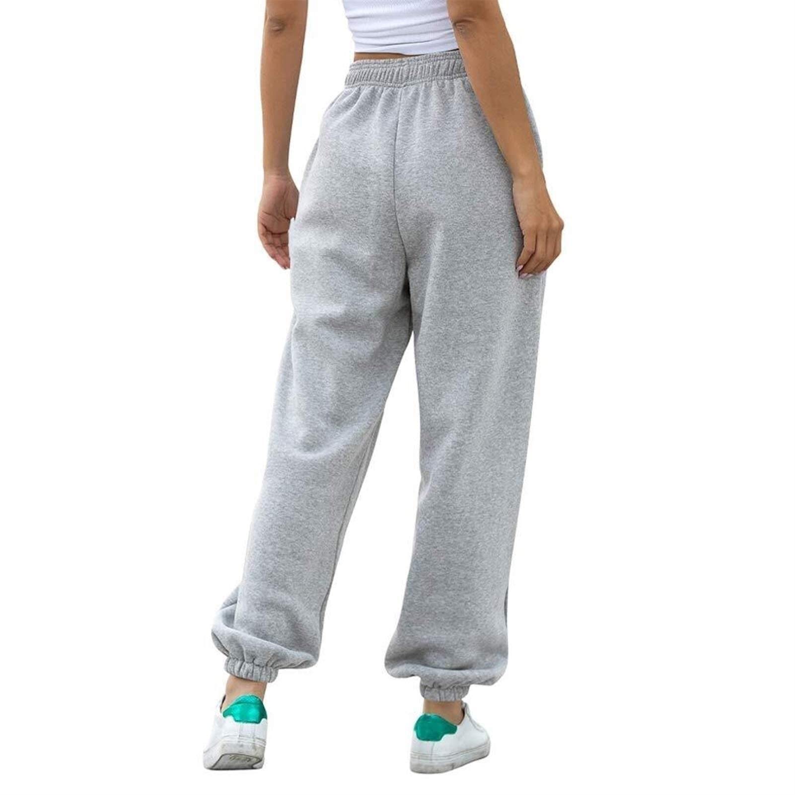 Pantalones Deportivos Para Mujer Pantalones De Jogging Pantalones De Chándal Casuales Cintura Elástica Holgada Pantalones De Ocio Pantalones De Chándal Con Bolsillos
