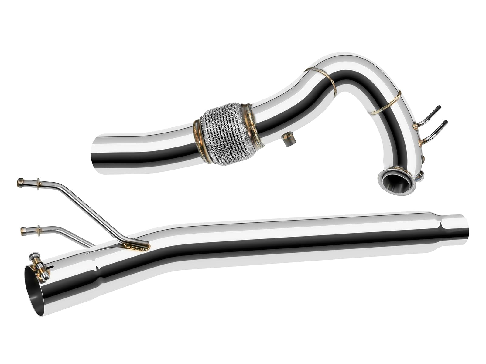 fmic.eu PERFORMANCE Downpipe do VOLKSWAGEN Jetta Mk5 1.6 2.0 TDI sportowy układ wydechowy wydech nierdzewny