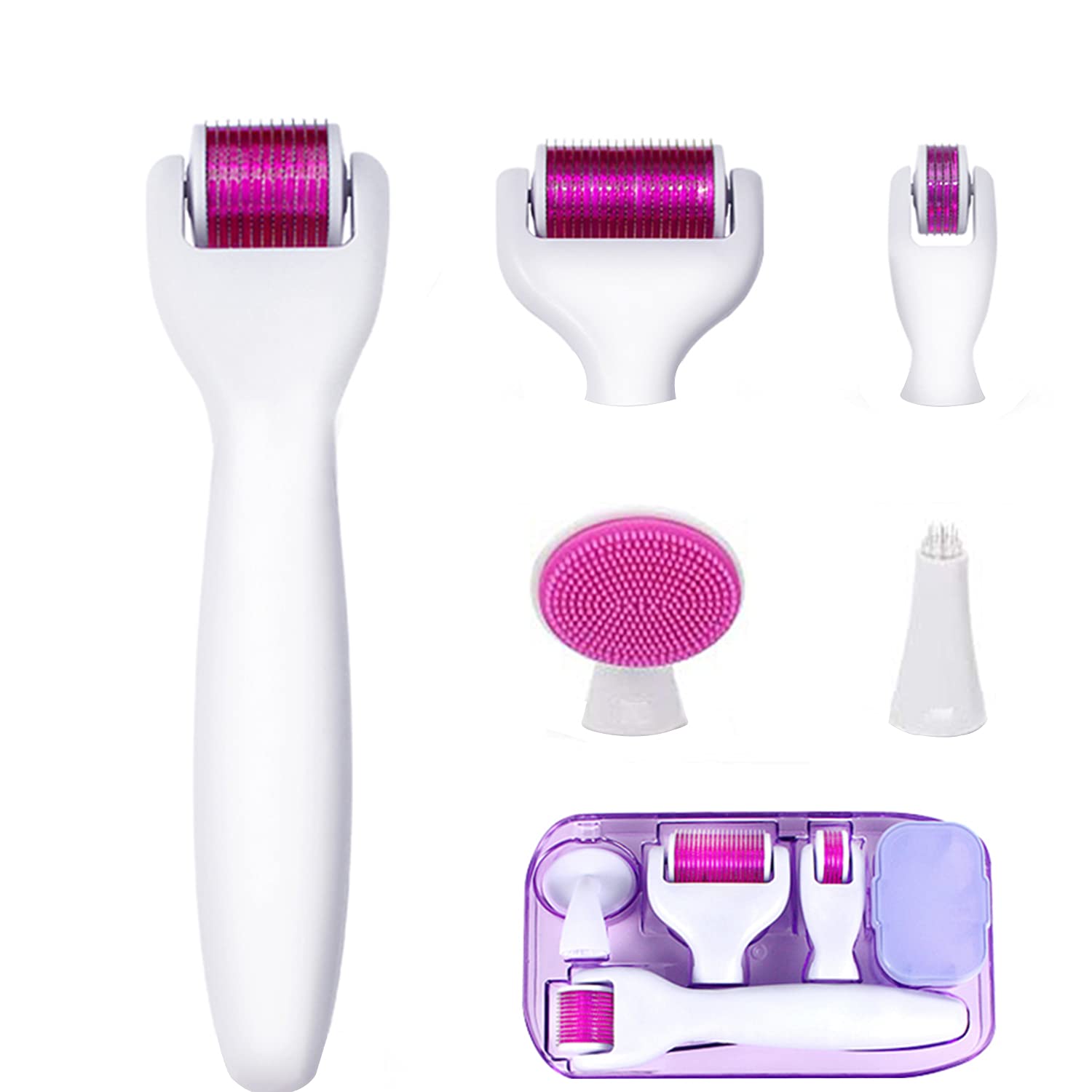 Buy Zureni 6 In 1 Roller Kit for Face and Body Titanium Microneedling
