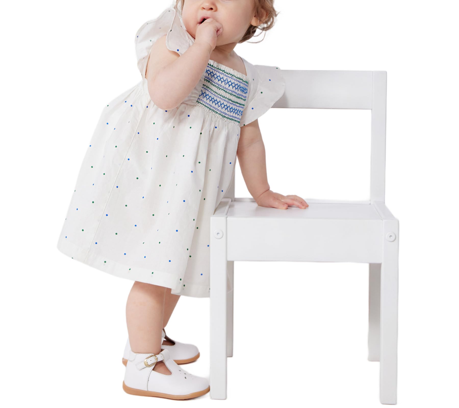 Petit Bateau A0cd5 Robe Manches Courtes et Bloomer Bébé Fille (Lot de 1)