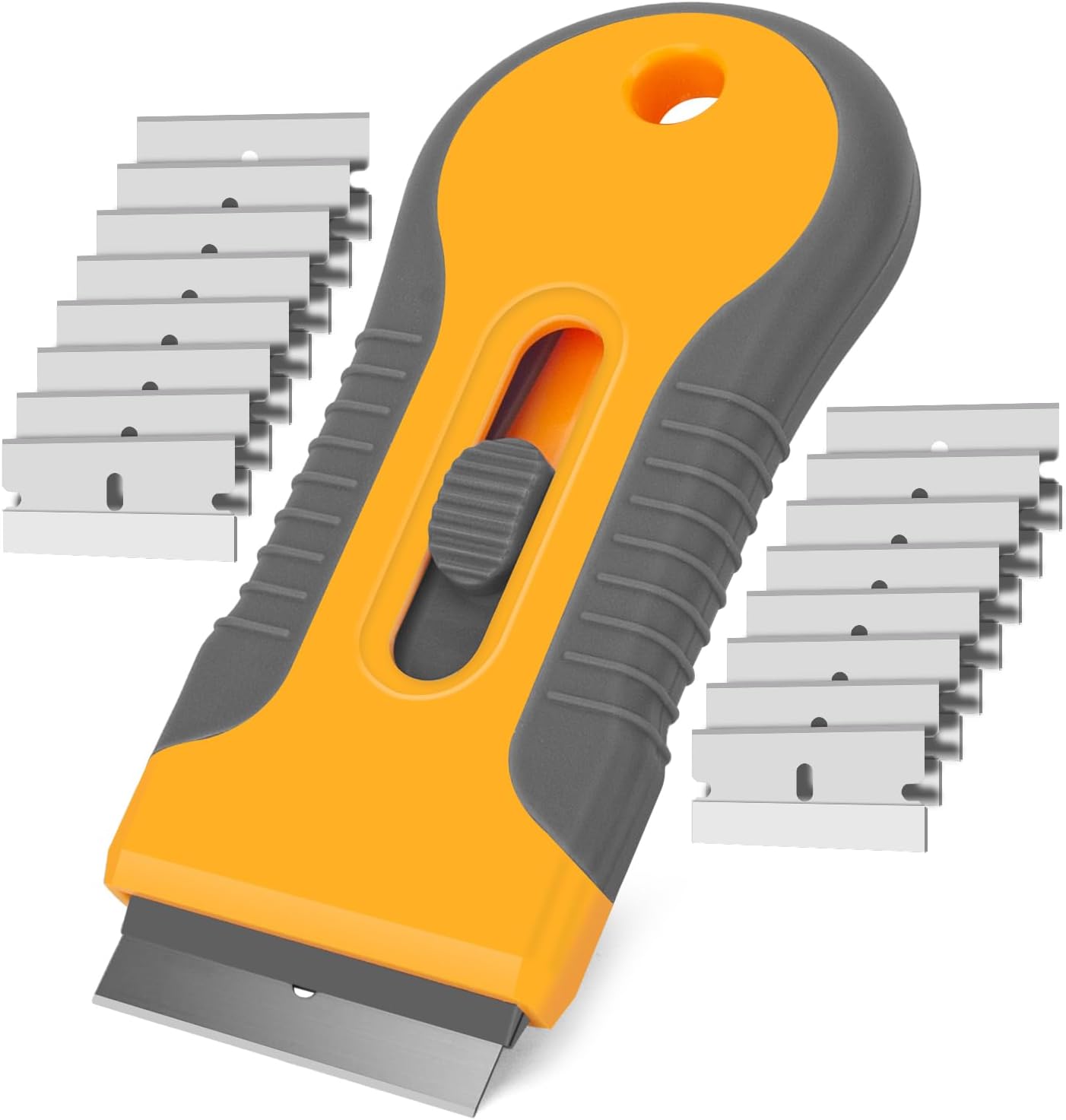 Razor Blade Scraper Tool with 15pcs Extra Blades, Multi
