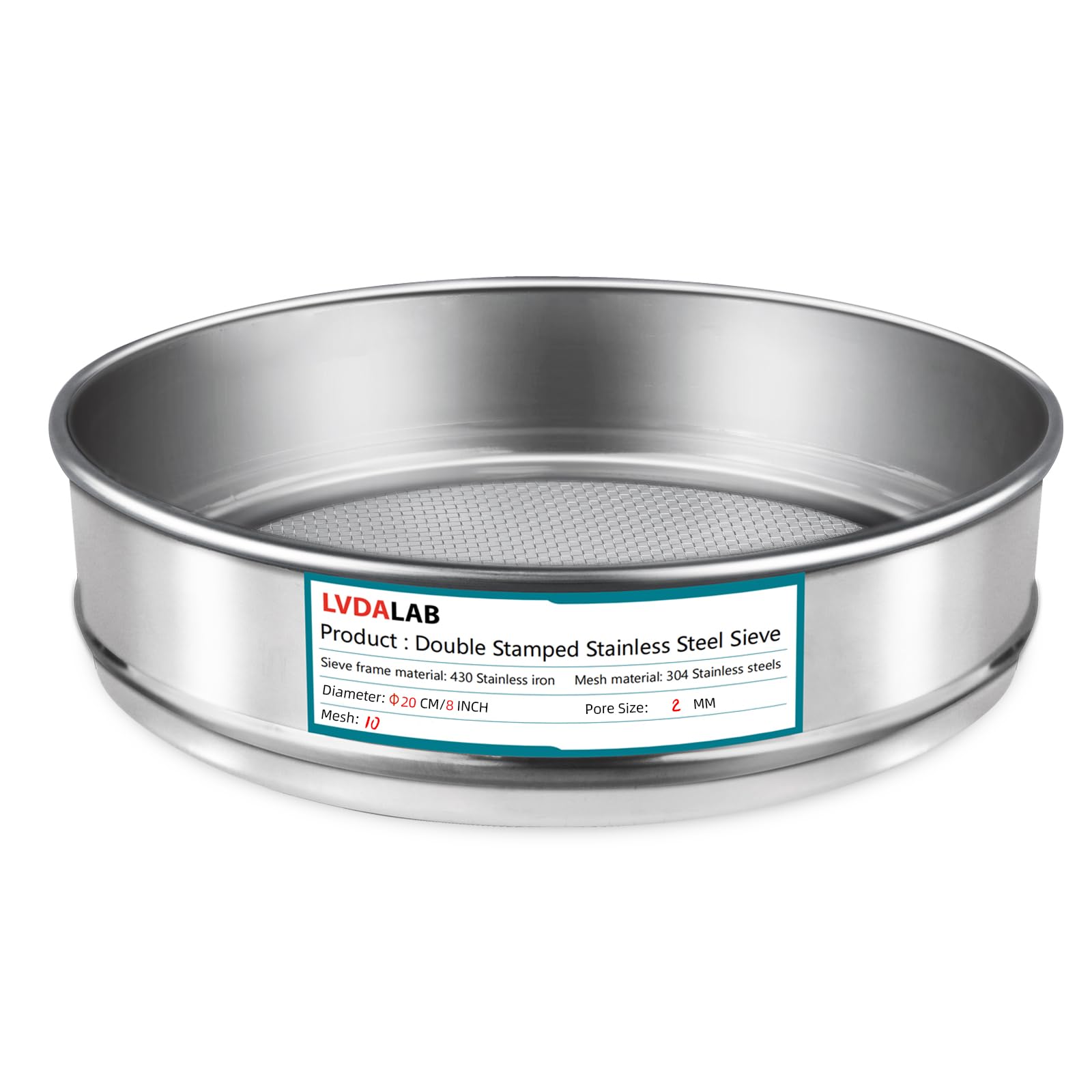 Stainless Steel Lab Sieve - 270 Mesh -10 Stainless Steel Lab Sieve - 270 Mesh -10