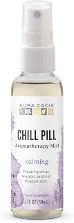 Aura Cacia - Chill Pill Essential Oil Mist | Pure Essential Oils | 2 fl. oz.