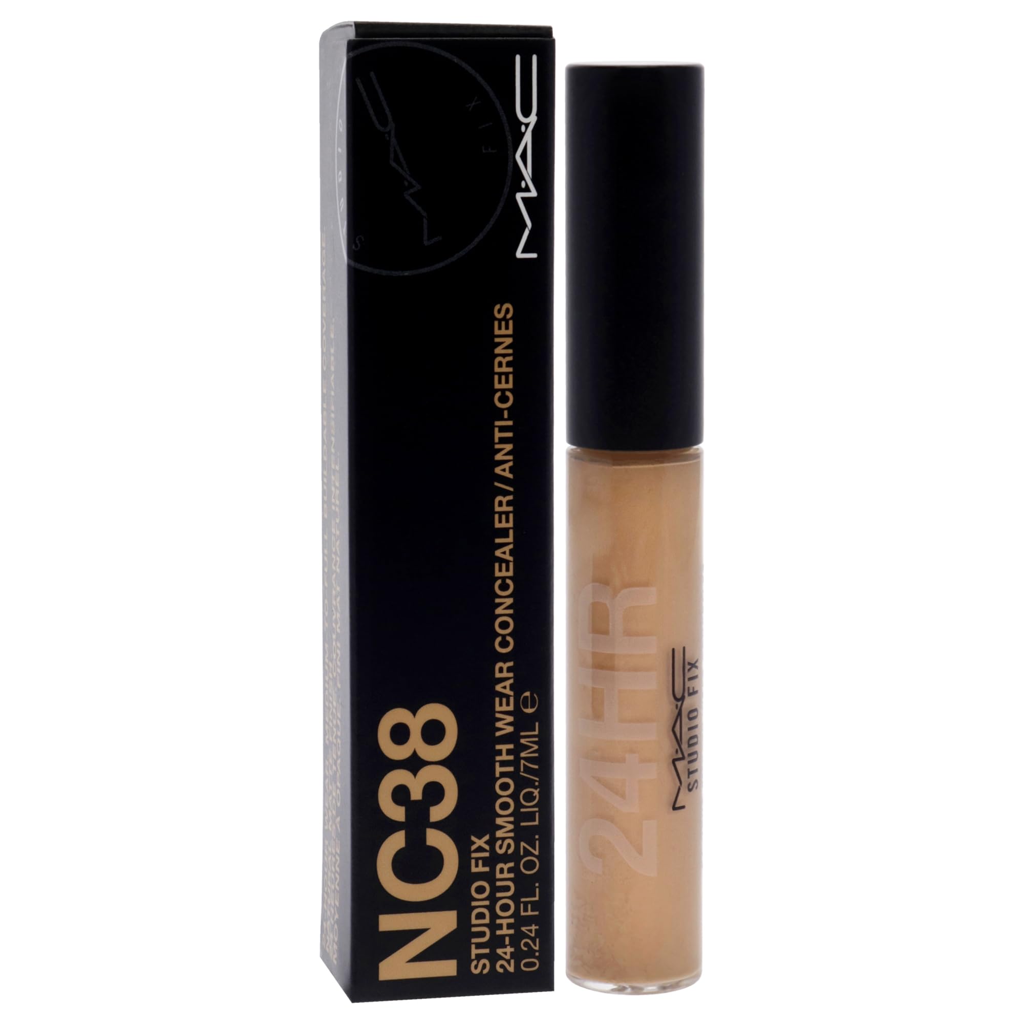 Mac Studio Fix 24 Hour Smooth Wear Correttore NC38, 7 ml