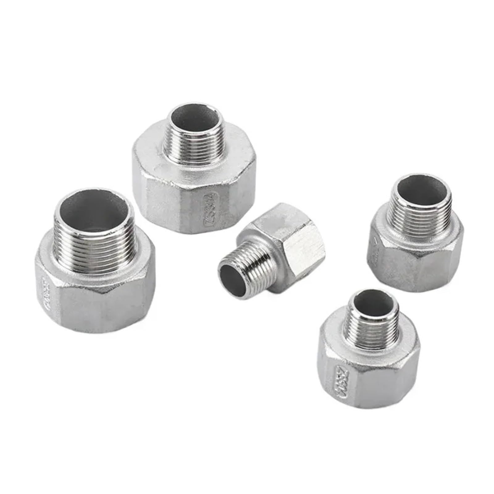 Raccord de réduction de Filetage Femelle/mâle BSP en Acier Inoxydable 304, 1 pièce, 2"-1"