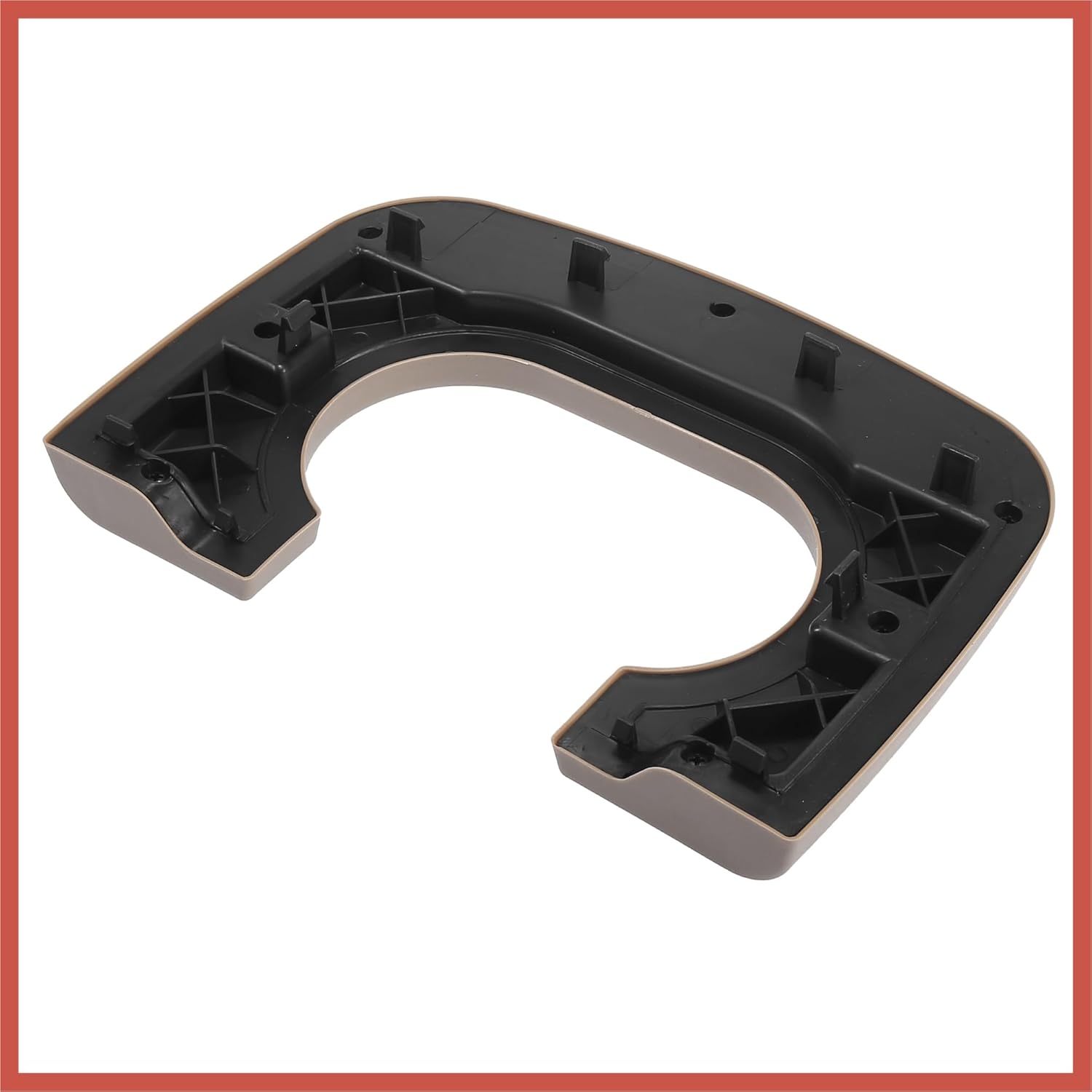 ACROPIX Car Center Console Cup Holder Pad Fit for Ford F150 1993-2003 Brown Bench Seat Center Console Cupholder Armrest Pad Car Parts