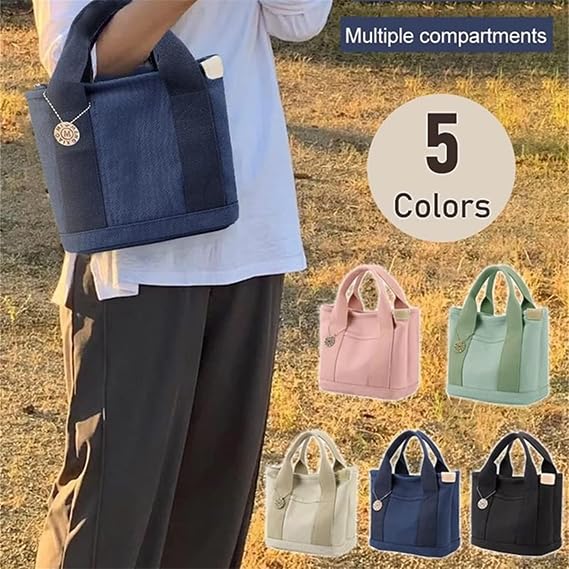 Tinkertechus Bag, Tinkertechus Large Capacity Multi-Pocket Handbag, Womens Canvas Crossbody Shoulder Tote Bag2