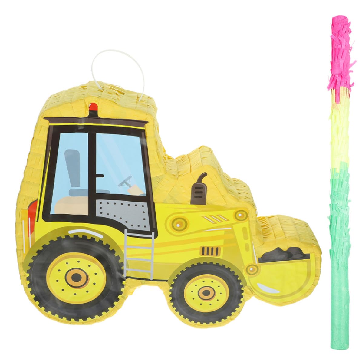 Papel Piñata Mano de Excavadora Hecha a Fiesta Infantil