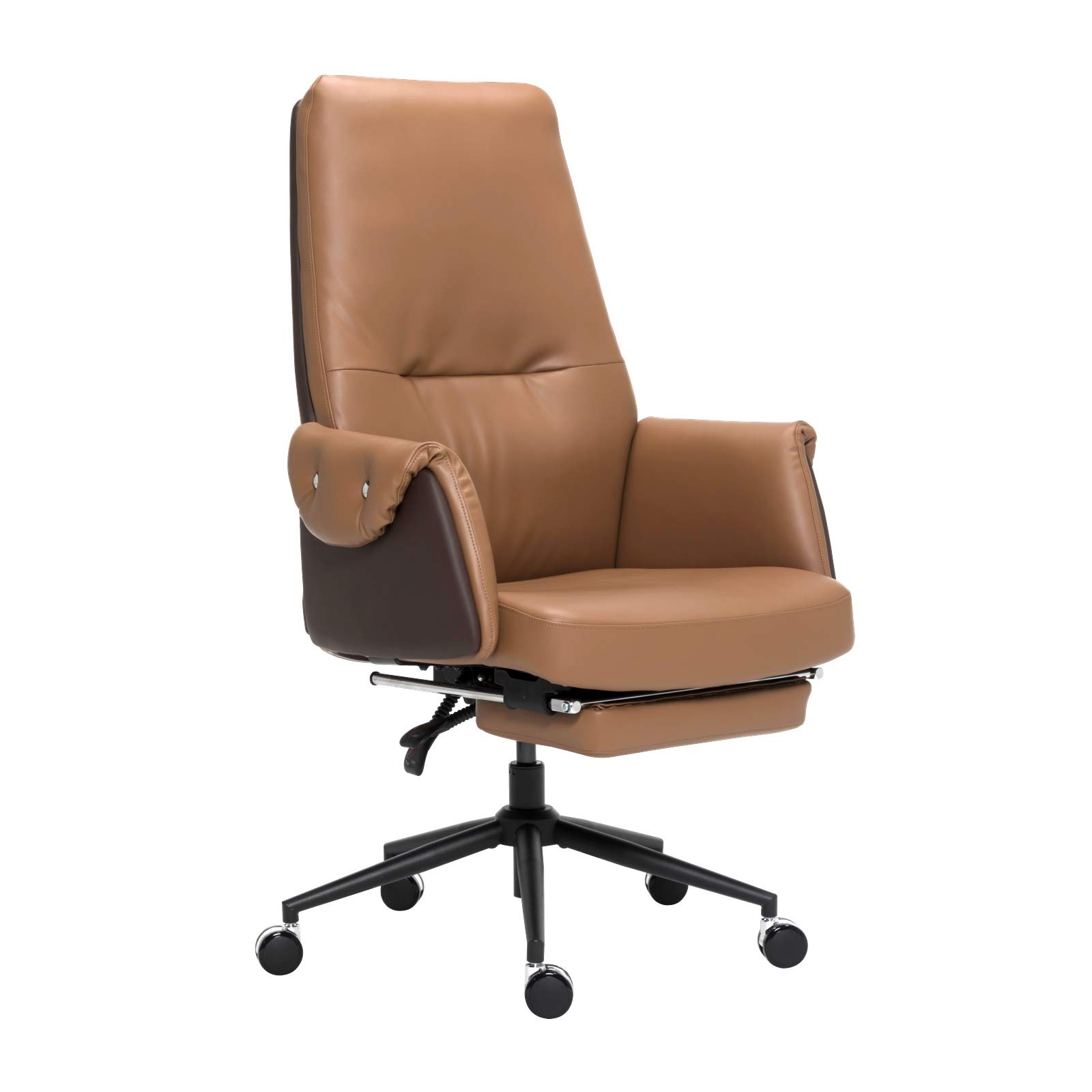 Buy Leather Executive Chair Adjustable Reclining Swivel Office Desk