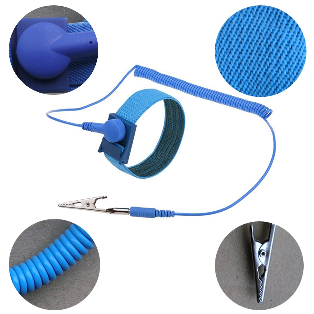 ESD AntiStatic Wrist Strap Components, SourceTon 4 Packs AntiStatic