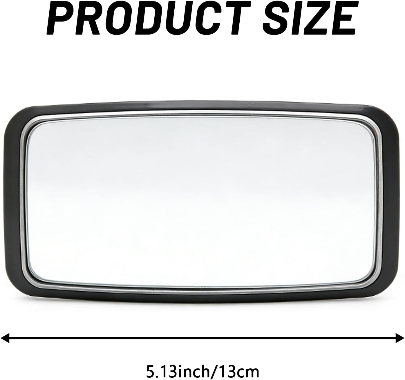 360° Adjustable Curved Baby Car Mirror, No Dead Angle Baby Rear View Mirror, Clip-On Car Seat Mirrors for Observing Kids, HD Glass Automotive Rearview Mirrors for Cars, Trucks, SUV (1 pack)