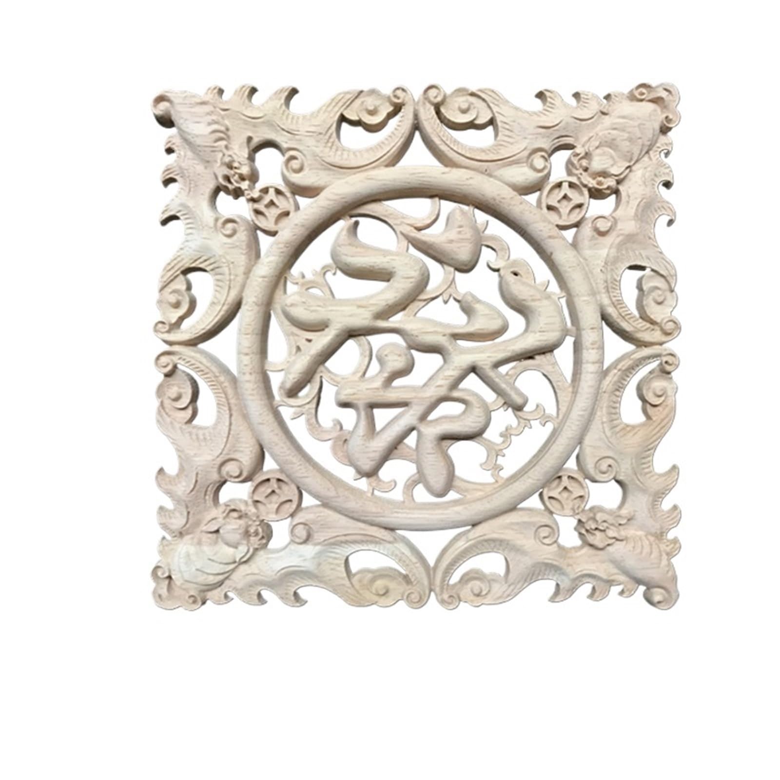 Applique de meubles onlay en bois floral pour personnaliser votre commode de salon