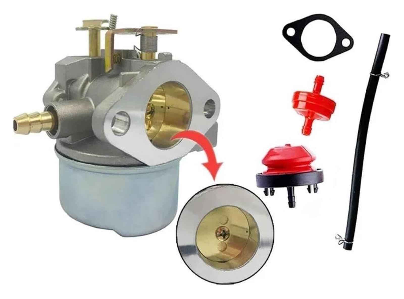 Kit Carburatore Per Tecumseh HMSK80 HMSK85 - Sostituisce 640349, 640052, 640054, 640058, 640058A