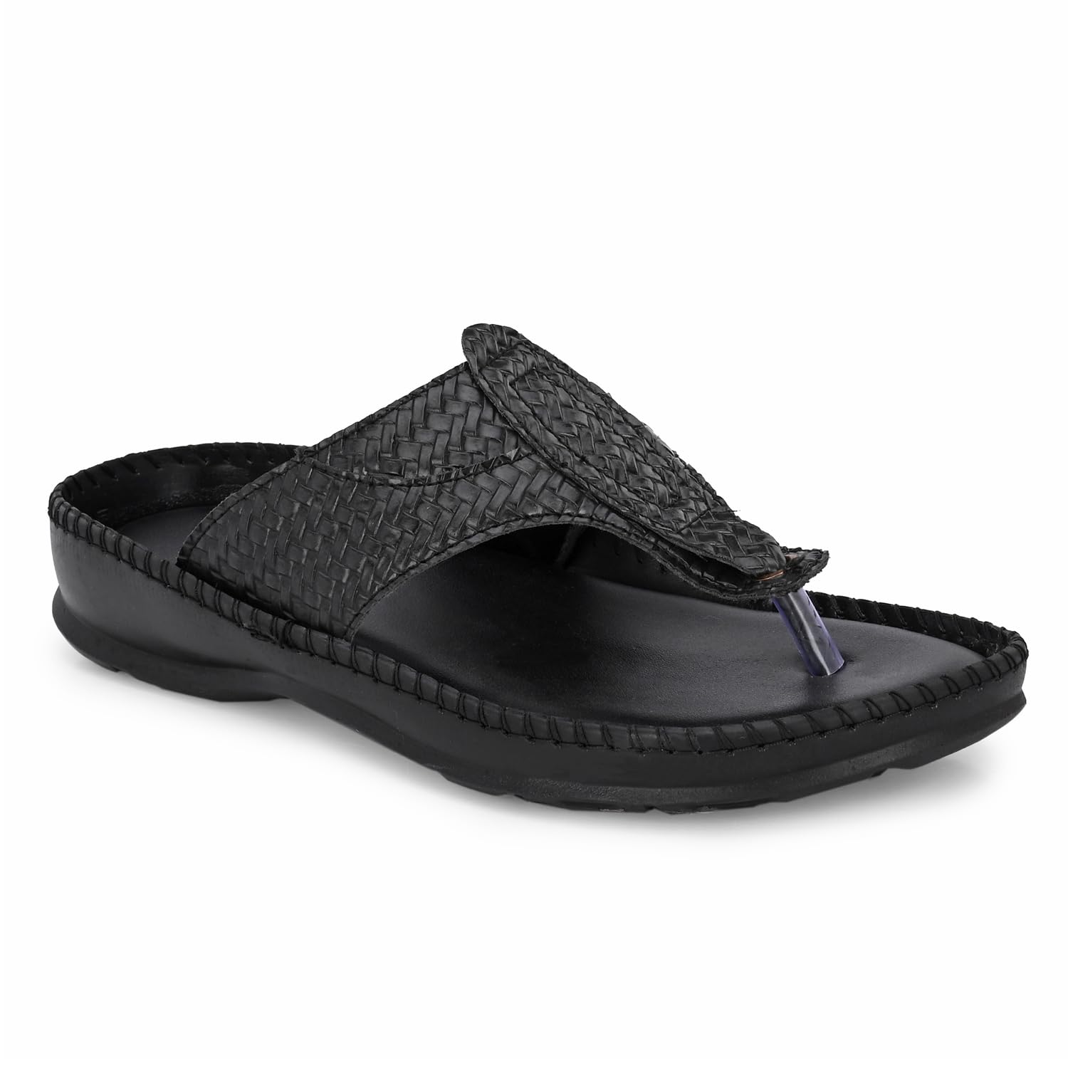 centrino Sandal for Men | Grip Insole for Stability | Traditional Look's slipper with Pattern Straps | Comfortable Casual look sandal for Men's (9282)-picture-24