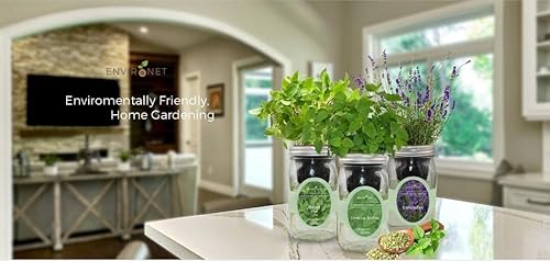 Miniatura 3 de kit de cultivo hidropónico de hierbas, con autorriego, para jardín, para uso interior, para principiantes, cultiva tus propias hierbas