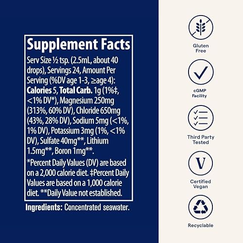 Miniatura 12 de Trace Minerals - Gotas de minerales traza concentradas, 4 onzas líquidas (paquete de 1)
