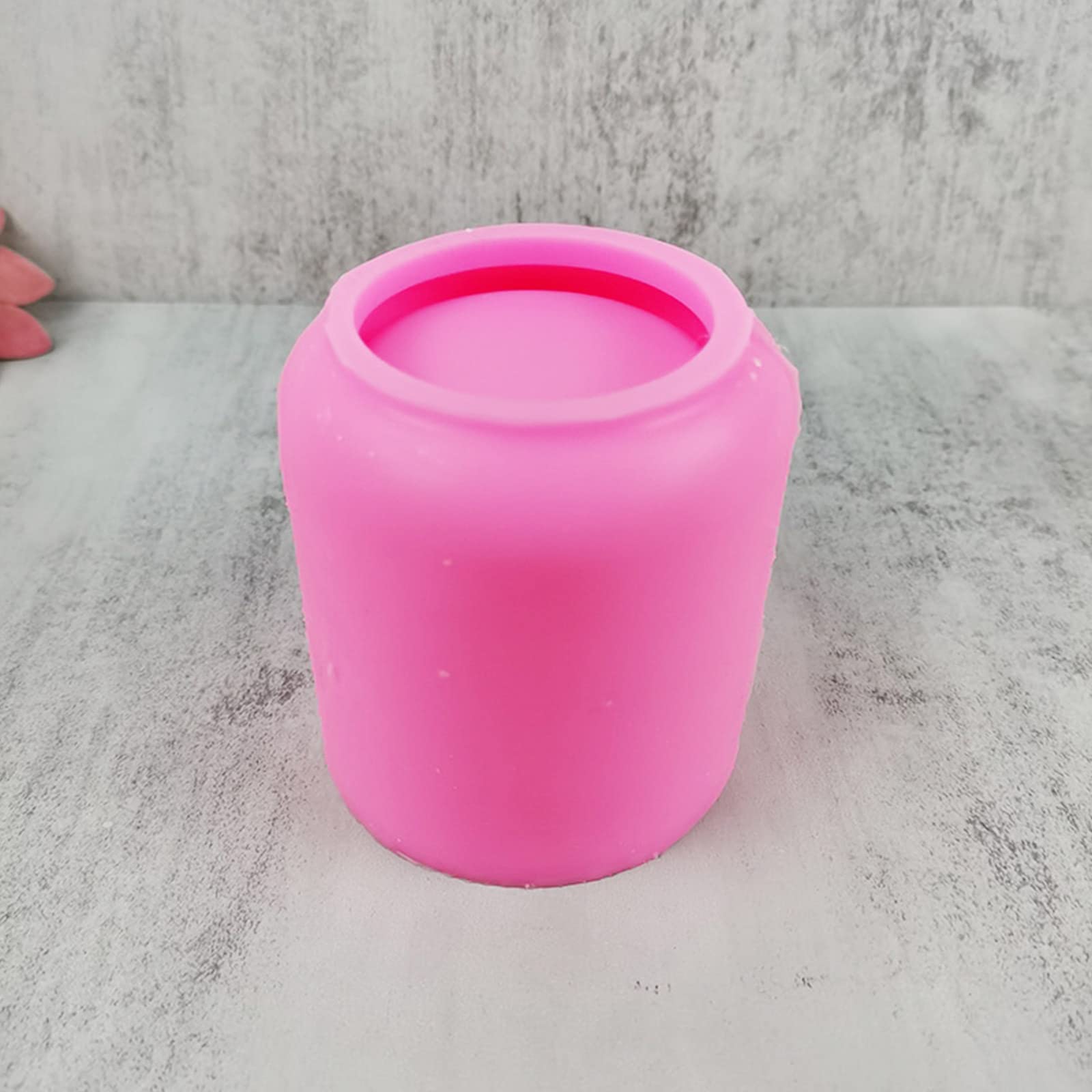 Supporto per candele Stampo in resina per gesso, vaso di fiori Stampi in silicone Stampi rotondi per resina epossidica stampi per colata di gioielli fai da te Fioriera in cemento Vaso da fiori