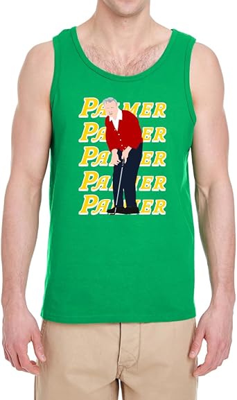 Green Arnold Palmer Text Pic Tank Top