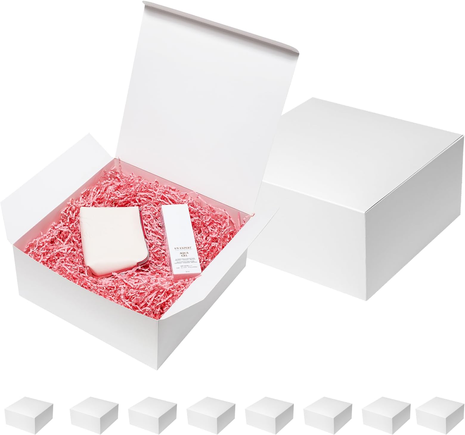 12x12x5 large white gift boxes