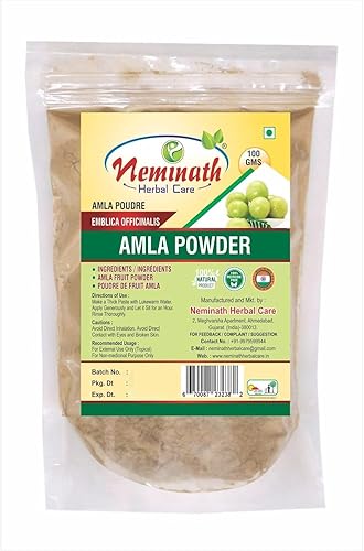 Miniatura 2 de 1 paquete combinado completo para el cuidado del cabello, 4 unidades (4 x 100 gms) 14.11 oz (amla, aritha, shikakai, bhringraj polvo combo Pack)