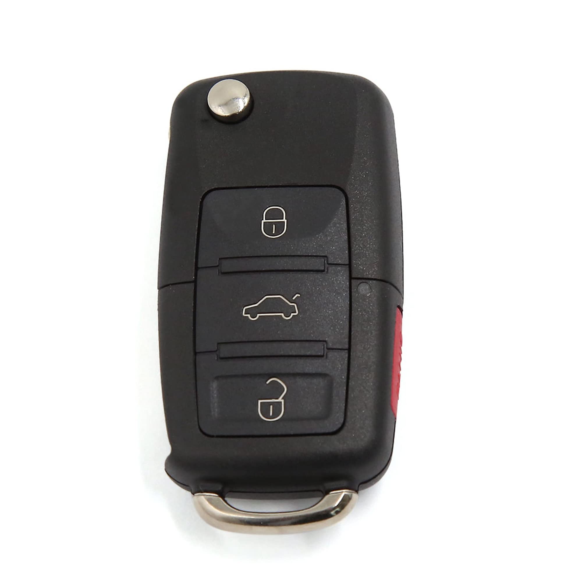 uxcell Car Replacement Key Fob Shell Case for VW Passat Jetta Golf Rabbit GTI MK4 MK5 3 Key Button Black