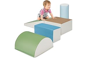 Best Choice Products 5-Piece Kids Climb & Crawl Soft Foam Block Activity Play Structures