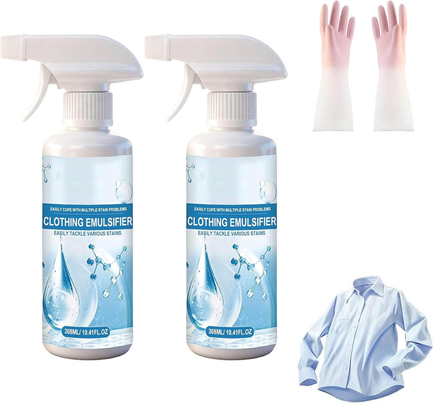 Rociador Emulsificante No Iónico para Telas, 10 FL OZ (2 unidades)